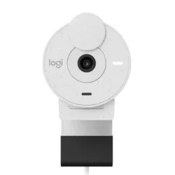 Logitech Brio 300 1080P Usb-C Webcam With Privacy Shutter - Off White
